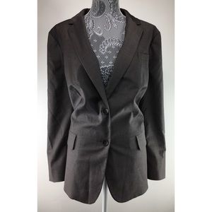 Talbots Woman Petites 22WP Brown Blazer NEW NWT